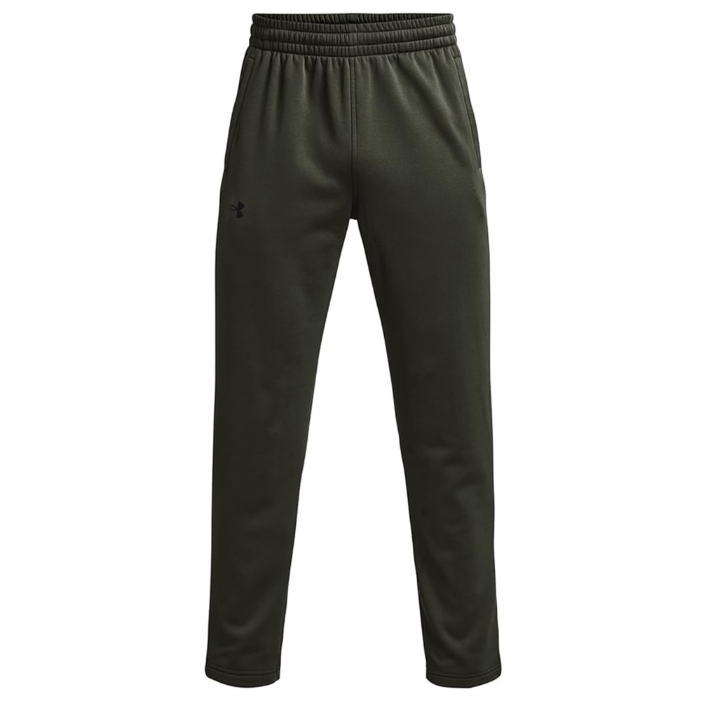UNDER ARMOUR • Men's Warm Fleece Pants Baroque Green/Black - Picture 1 of 7